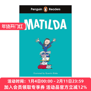 英文原版 Penguin Readers Level 4 Roald Dahl Matilda 企鹅分级阅读4级 罗尔德达尔 玛蒂尔达 英文版 进口英语原版书籍