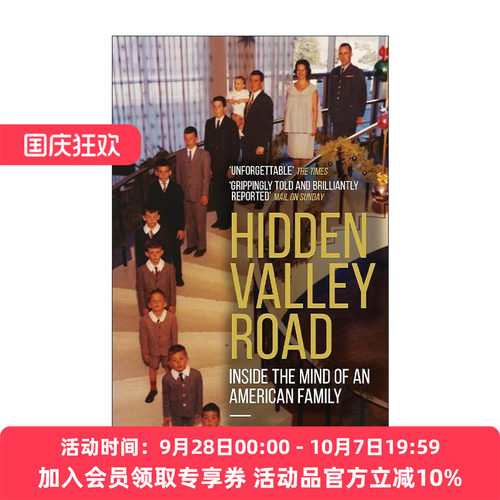 英文原版 Hidden Valley Road 隐谷路 一个精神分裂症家族的绝望与希望 英文版 进口英语原版书籍