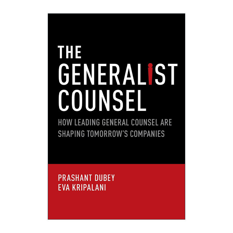 英文原版 The Generalist Counsel 通才律师 领先的总法律顾问如何塑造明天的公司 英文版 进口英语原版书籍