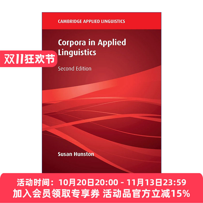 应用语言学中的语料库  英文原版 Corpora in Applied Linguistics 剑桥应用语言学系列 英文版 进口英语原版书籍