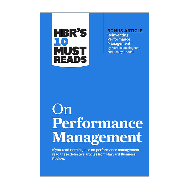 英文原版 HBR's 10 Must Reads on Performance Management 哈佛商业评论管理必读 绩效管理 英文版 进口英语原版书籍