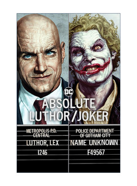 英文原版 Absolute Luthor 绝对卢瑟 小丑 2024新版 DC漫画 精装收藏版 Brian Azzarello 英文版 进口英语原版书籍