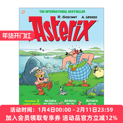 英文原版 Asterix Omnibus Vol.9 高卢英雄历险记 25-27 合订本 卷九 英文版 进口英语原版书籍