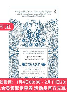 英文原版 Why is There Something Rather Than Nothing 为什么有事物存在而不是全然虚无 来自大哲学家的二十三个问题 莱谢克