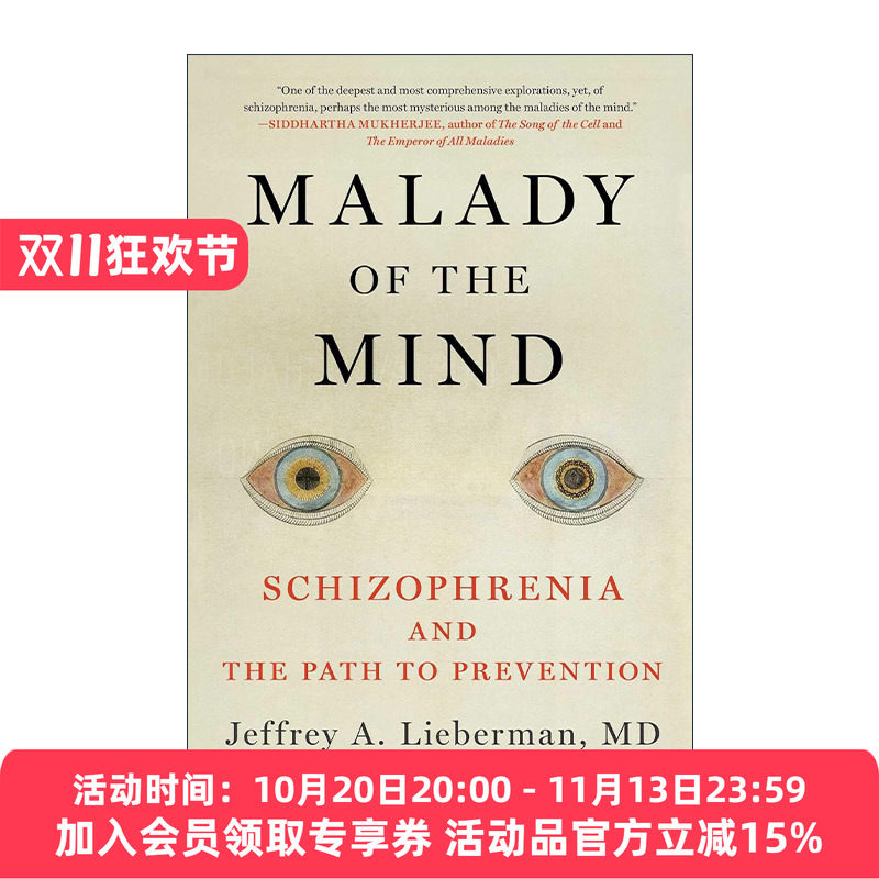 英文原版 Malady of the Mind 精神疾病 精神分裂症和预防之路 英文版 进口英语原版书籍