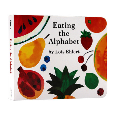 英文原版绘本 Eating the Alphabet 吃掉字母 纸板书 廖彩杏书单 认识水果蔬菜字母 英文版 进口英语原版书籍