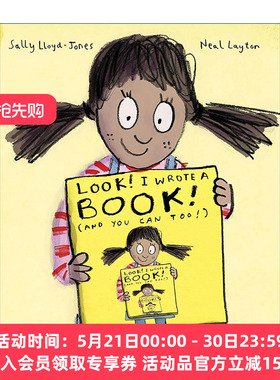 英文原版 Look I Wrote a Book And You Can Too 看 我写了一本书 你也行 儿童精装绘本 尼尔·莱顿 英文版 进口英语原版书籍