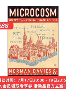 英文原版 Microcosm 中欧城市肖像 诺曼·戴维斯 英文版 进口英语原版书籍