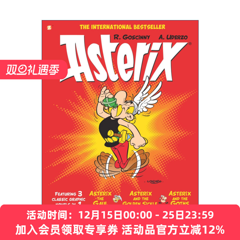 英文原版 Asterix Omnibus #1 高卢英雄历险记1-3 合订本 卷一 英文版 进口英语原版书籍