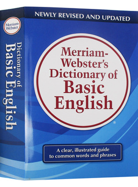 韦氏基础词典 英文原版 Merriam-Webster's Dictionary of Basic English 麦林韦氏英语工具书 正版进口原版书籍 英文版