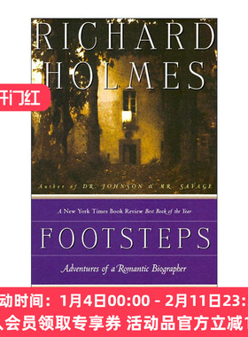 足迹 英文原版 Footsteps 一个浪漫传记作家的伟大冒险 Richard Holmes 英文版 进口英语原版书籍