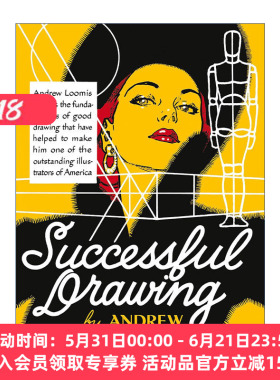 英文原版 Successful Drawing 安德鲁·路米斯人物素描插画教程 Andrew Loomis 英文版 进口英语原版书籍