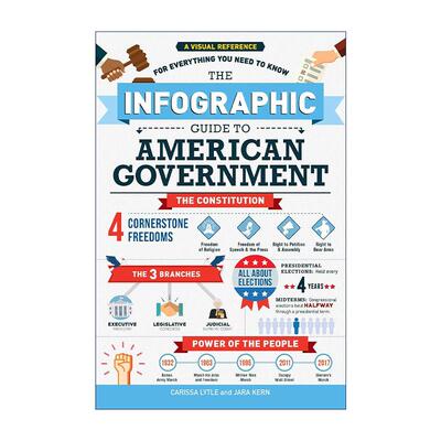 英文原版 The Infographic Guide to American Government 图解美国政府 英文版 进口英语原版书籍