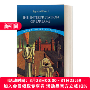 英文原版 The Interpretation of Dreams 梦的解析 揭开人类心灵的奥秘 弗洛伊德 Dover Thrift Editions 英文版 进口英语原版书籍