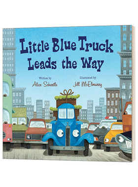 蓝色小卡车带路 英文原版 Little Blue Truck Leads the Way Board Book 绘本纸板书 英文版 进口英语原版书籍