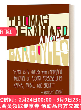 英文原版小说 Gargoyles A Novel Vintage International 石像 Thomas Bernhard托马斯·贝恩哈德 英文版 进口英语原版书籍