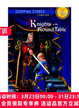 英文原版 Knights of the Round Table A Stepping Stone Book 圆桌骑士 英文版 进口英语原版书籍