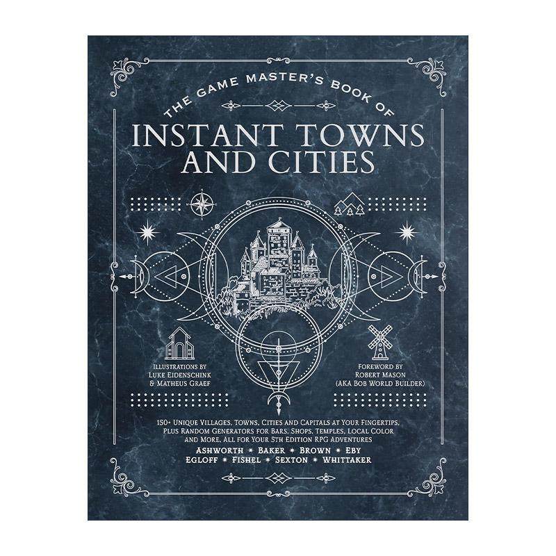 游戏大师 即时城镇和城市 英文原版 The Game Master's Book of Instant Towns and Cities 随机生成器 精装 RPG探索冒险游戏