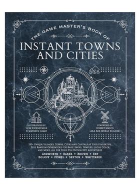 游戏大师 即时城镇和城市 英文原版 The Game Master's Book of Instant Towns and Cities 随机生成器 精装 RPG探索冒险游戏
