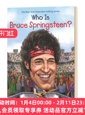 谁是布鲁斯斯普林斯汀 英文原版 Who Is Bruce Springsteen 儿童阅读 英文版 进口英语原版书籍