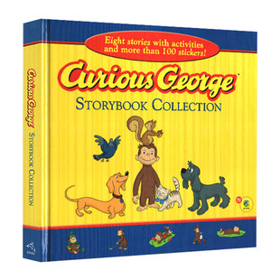 精装 进口书籍 Curious Collection 廖彩杏书单 Storybook 英文原版 George 英文版 华研原版 儿童英语故事书 好奇乔治猴8个故事合集