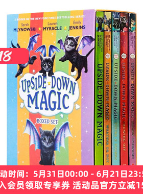 英文原版 Upside-Down Magic Box Set Books 1-5 失控的魔法1-5 英文版 进口英语原版书籍