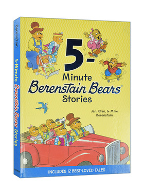 贝贝熊五分钟故事合集 英文原版绘本 The Berenstain Bears 5-Minute Stories 精装 英文版 进口英语原版书籍