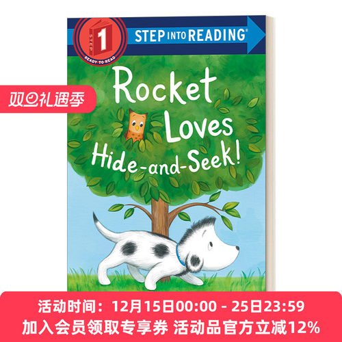 英文原版小狗洛基爱捉迷藏