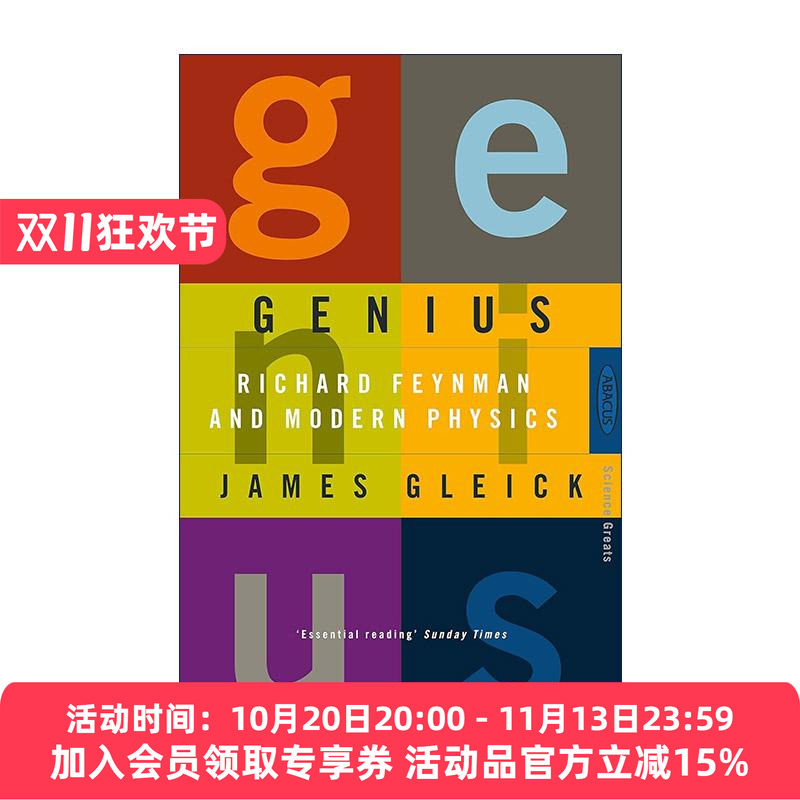 英文原版 Genius 费曼传 天才的人生与思想世界 詹姆斯?格雷克 英文版 进口英语原版书籍