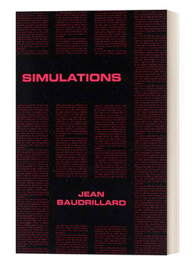 模拟 英文原版 Simulations Foreign Agents Series 哲学 Jean Baudrillard 英文版 进口英语原版书籍