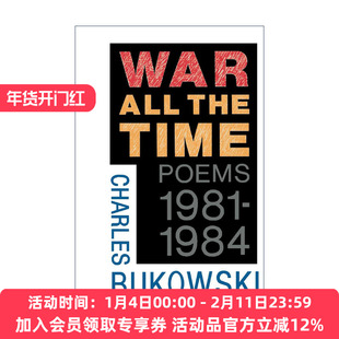英文原版 War All the Time 布可夫斯基1981-1984诗选 英文版 进口英语原版书籍