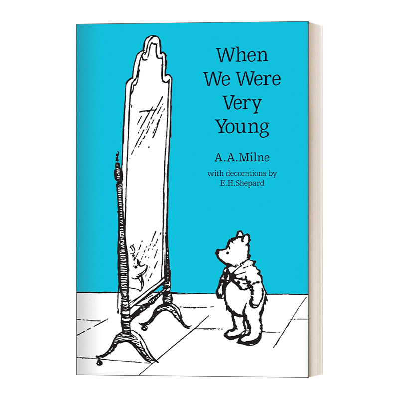 当我们还很小的时候英文原版 When We Were Very Young精装 Winnie-the-Pooh- Classic Editions英文版进口英语原版书籍