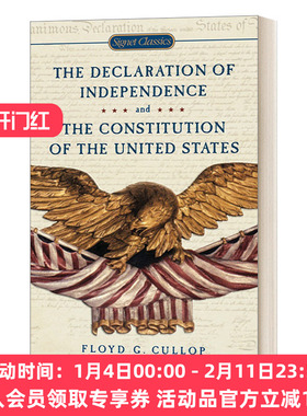 英文原版 The Declaration of Independence and Constitution of the United States 独立宣言与美国宪法 英文版 进口英语原版书