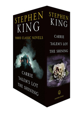 史蒂芬·金 3部经典小说套装 英文原版 Stephen King 3 Classic Novels Box Set Carrie Salem's Lot The Shining 英文版