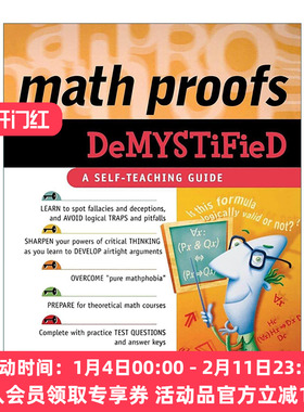 英文原版 Math Proofs Demystified 数学证明 自学向导系列 英文版 进口英语原版书籍
