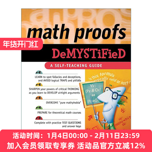英文原版 Math Proofs Demystified 数学证明 自学向导系列 英文版 进口英语原版书籍