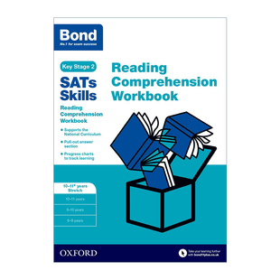 英文原版 英语阅读理解强化练习10 进口英语原版 书籍 牛津邦德英国SATs小升初技能训练 英文版 Skills SATs Bond 11岁