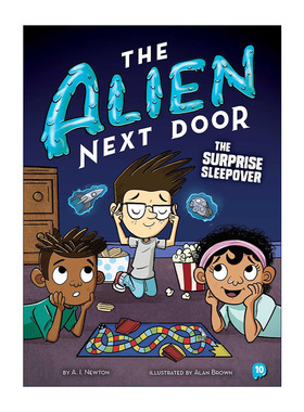 隔壁的外星人10 英文原版 The Alien Next Door 10 the Surprise Sleepover 英文版 进口英语原版书籍