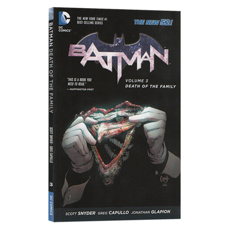 蝙蝠侠3 灭族之灾 英文原版 Batman Vol 3 Death of the Family 新52蝙蝠侠系列漫画 布鲁斯韦恩 英文版进口原版英语书籍 新蝙蝠侠怎么样,好用不?