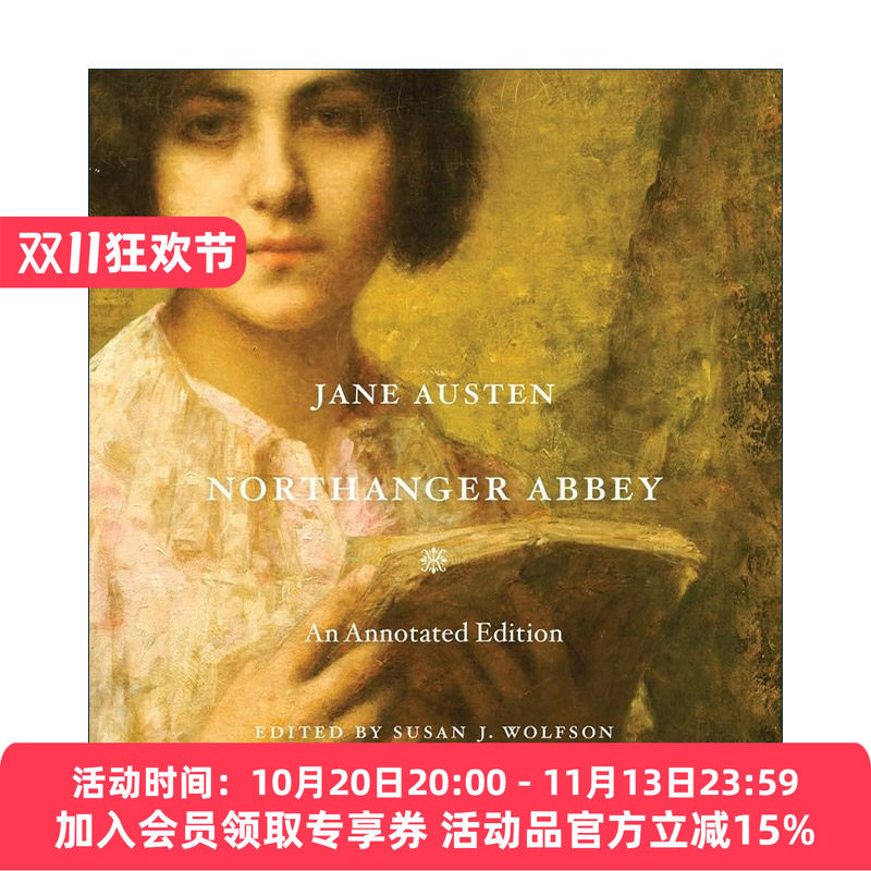英文原版 Northanger Abbey 简奥斯汀 诺桑觉寺 精装彩插注释版 哈佛大学出版社 英文版 进口英语原版书籍