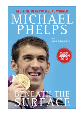 水面之下  英文原版 Beneath the Surface 天才游泳运动员菲尔普斯自传 英文版 进口英语原版书籍