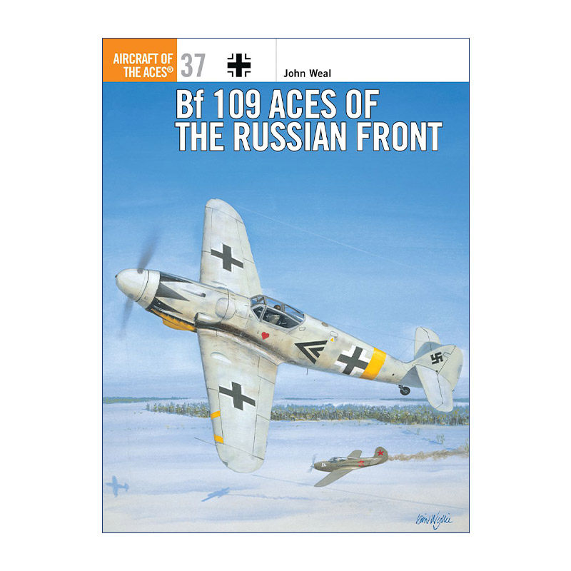 苏联前线的德国Bf-109战斗机 英文原版 Bf 109 Aces of the Russian Front 王牌飞行员系列 英文版 进口英语原版书籍