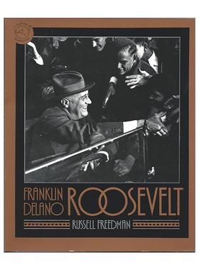 英文原版 Franklin Delano Roosevelt 罗斯福传记 青少年科普读物 1991年纽伯瑞银奖 英文版 进口英语原版书籍