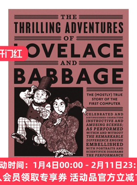 英文原版 The Thrilling Adventures of Lovelace and Babbage 洛夫莱斯和巴贝奇的惊奇冒险 漫画小说 世界上第一台计算机的故事