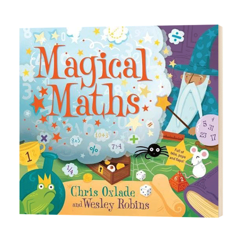 趣味科普立体书系列 魔法数学 英文原版 Magical Maths 精装 STEM知识 英文版 进口原版英语书籍