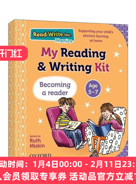 英文原版 Read Write Inc. Home Learning My Reading & Writing Kit 3 牛津自然拼读教材幼儿园5-7岁 英文版 进口英语原版书籍
