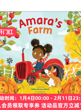 英文原版 Amara's Farm Where In the Garden 阿玛拉的农场 花园在哪里系列 儿童科普百科绘本 Samara Hardy 进口英语原版书籍