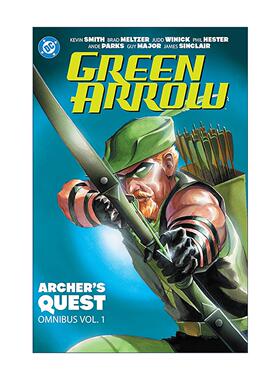 英文原版 Green Arrow Archer's Quest Omnibus Vol. 1 绿箭侠 弓箭手的使命 精选集 卷一 DC漫画 精装 英文版 进口英语原版书籍