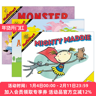 英文原版 Mathstart Level 1 数学启蒙绘本1级系列3册 怪物音乐椅 小鸟的房子 英文版 进口英语原版书籍