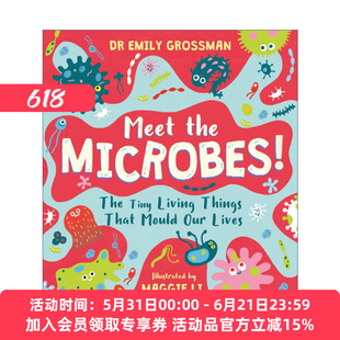 认识微生物  英文原版 Meet the Microbes 少儿科普 英文版 进口英语原版书籍